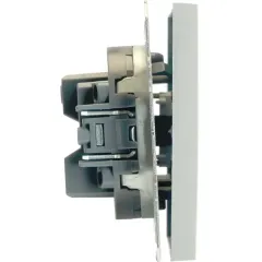 Переключатель 1-кл ЭМИЛИ платиново-серый RSW10-5105-10