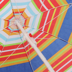 Зонт пляжный 160см с наклоном Полосы LG02/2 (465937)