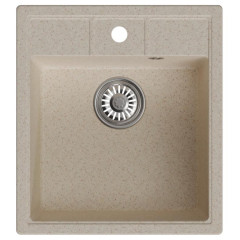 |Мойка комп. MIXLINE ML-GM28 450х500x190мм, бежевая (328), сифон