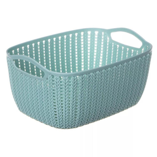Корзина VETTA вязаная пластик 21х16х10см (406-121)