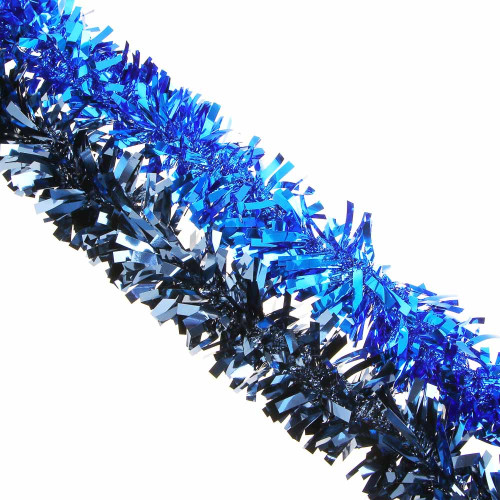 Мишура СНОУ БУМ (377-595) 200х9см, ПВХ, 2 цвета (синий, темн.синий)