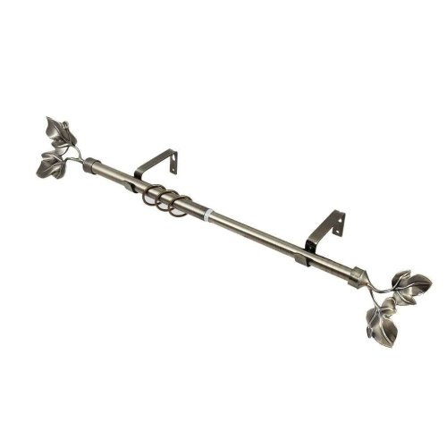 Карниз Ле-Гранд кованный 1,6-3,0м (1ряд) D16/19 антик золото,лист (5)