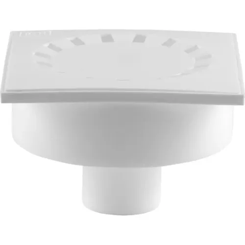 Трап кан. РТП с сухим затвором ф 50 вертикальный 150х150 белый