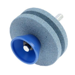 Насадка для шуруповерта ТУНДРА для заточки ножей и ножниц, шестигранный хвостовик, d=55 мм (9022545)