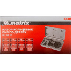 Набор пил круговых MATRIX 19-64 мм, 11 пр. (70473)