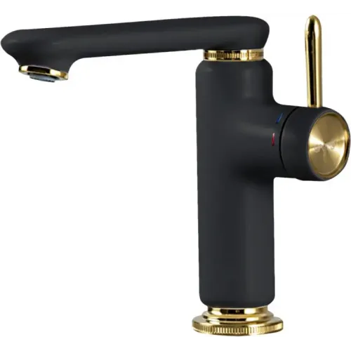 Смеситель для умывальника GAPPO G1009-63 чёрный