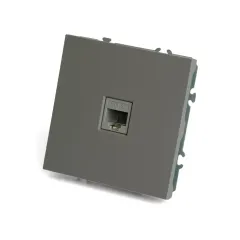 Розетка PC ЭМИЛИ платиново-серый RST00-5117-10