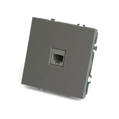 Розетка PC ЭМИЛИ платиново-серый RST00-5117-10