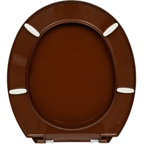 Сиденье для унитаза ИНКОЭР коричневое