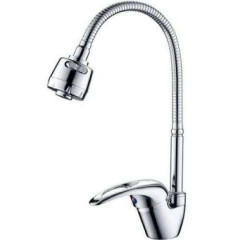 Смеситель для кухни FRAP F4302-B хром гибкий излив