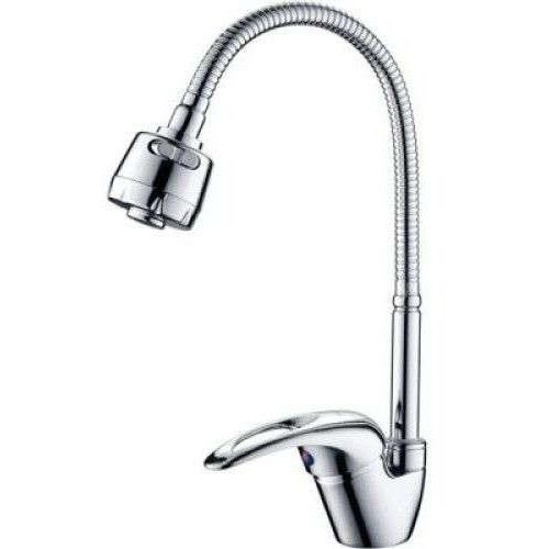 Смеситель для кухни FRAP F4302-B хром гибкий излив