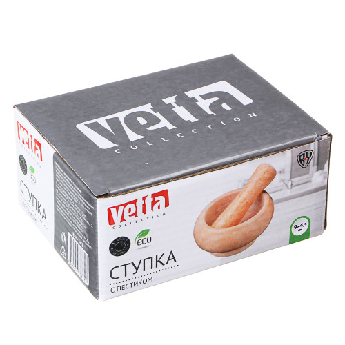 Ступка с пестиком VETTA 9x4,5см, мрамор (884-342)