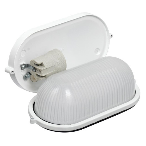 Светильник для бани металлический, овальный, влагозащищенный, термостойкий 