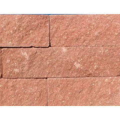Кирпич Гиперпрессованый Красный Декор Ложок 250*90*65 (416 шт. в поддоне)