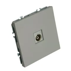 Розетка TV ЭМИЛИ платиново-серый RST00-5108-10