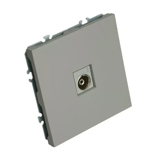 Розетка TV ЭМИЛИ платиново-серый RST00-5108-10