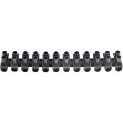 Клеммная колодка 1,5-4 мм.кв. <12 полос> ЗВИ-5 полистирол черный IEK (554346)