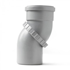 Отвод кан. внутренний MIANO ф 50 универсальный, поворотный