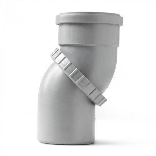 Отвод кан. внутренний MIANO ф 50 универсальный, поворотный