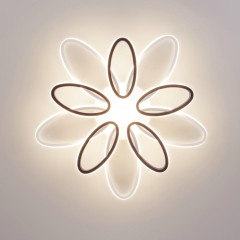 Светильник EUROSVET 90137/10 белый/чёрный(30м2)