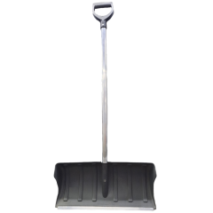Лопата снеговая USP пластиковая с алюминиевым чер.V-ручкой 600х300х1200мм (68101-7-3) (*2)