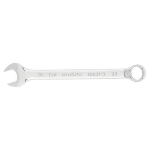 Ключ гаечный комб. MATRIX полированный хром 20мм, CrV (15164)