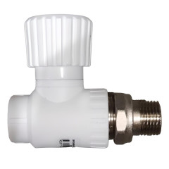 Кран ручной п/п для радиатора прямой ф 25х3/4