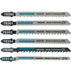 Пилки для лобзика GROSS 6 шт (78290)