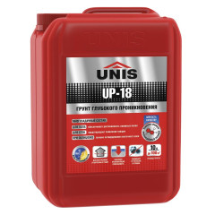Грунт UNIS UP-18 глубокого проникновения 10л