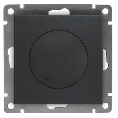 Светорегулятор поворотный UNIVersal Афина графит A0101-Gr