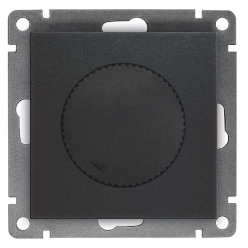 Светорегулятор поворотный UNIVersal Афина графит A0101-Gr