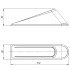 Упор дверной Ajax DSF-110 прозрачный (43131) (2ШТ)