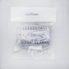 Кольцо для шторок в ванну ВИОЛЕТПЛАСТ уп. 12шт, прозрачн