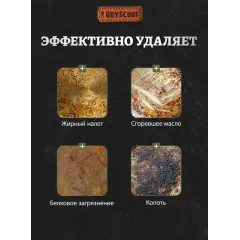 Очиститель BOYSCOUT 500мл универсальный для решеток, шампуров  Барбекю (10038681)