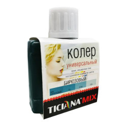 Колер TICIANA микс универсальный Бирюзовый MIX 80мл