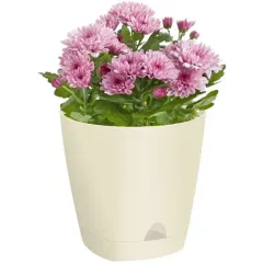 Горшок для цветов 1,35 л сливочный INGREEN AMSTERDAM (ING6199СЛ)