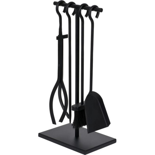 Набор для камина 4 предмета на подставке, 50х22х15см Печные штучки