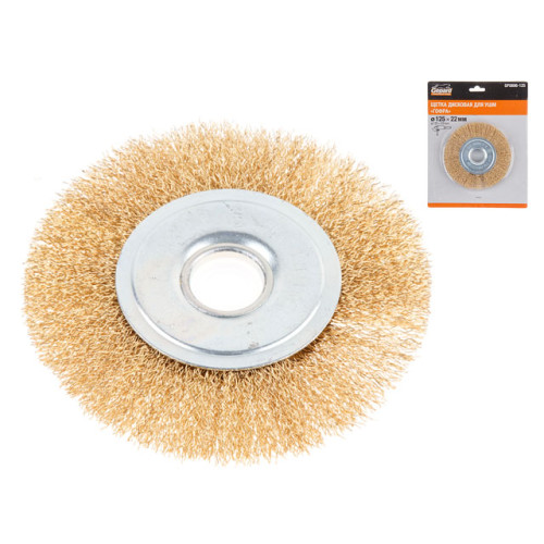 Щетка для УШМ GEPARD колесо 125 мм (GP0896-125)