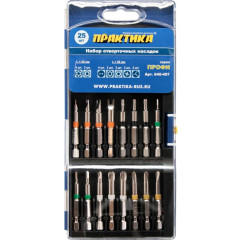 Набор бит ПРАКТИКА TORX для точных работ 25 шт (640-407)