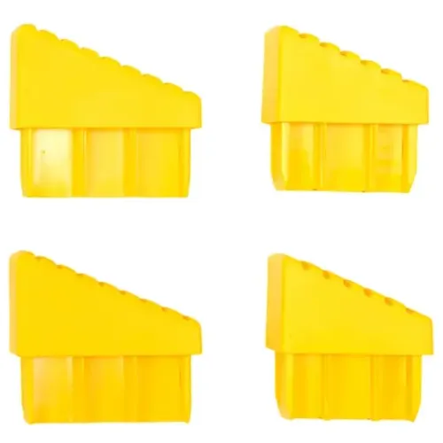 Комплект заглушек для стремянки АЛЮМЕТ ZGS6 50х20/40х20 желтый