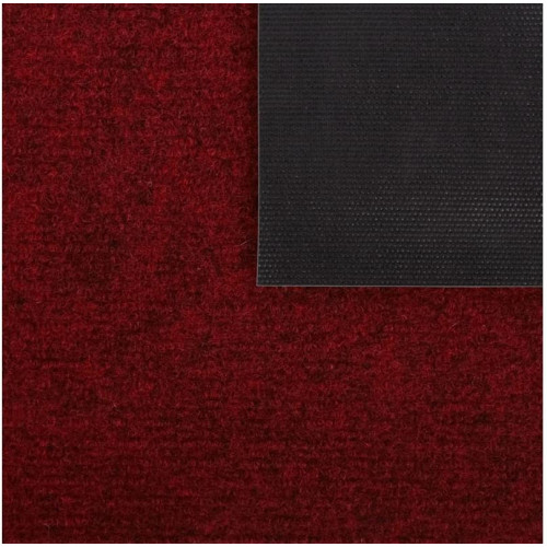 Коврик придверный 500*800мм Vortex TRIP вл. ребристый, красный (24323)