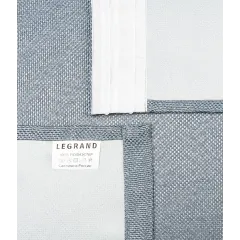Портьера Ле-Гранд Осло 180*260 серо-голубой