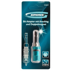 Адаптер для бит GROSS с ограничителем 1/4