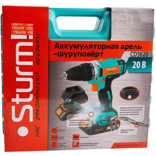 Шуруповерт STURM CD3620