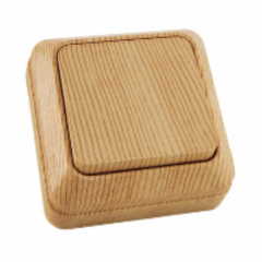 Выключатель О/У 1-кл TDM сосна Ладога SQ1801-0043 (623059)