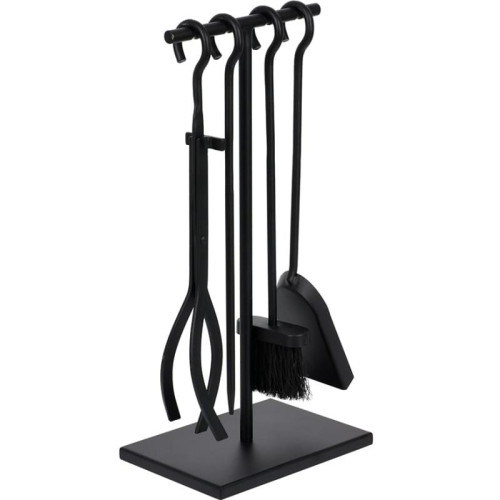 Набор для камина 4 предмета на подставке, 50х22х15см Печные штучки