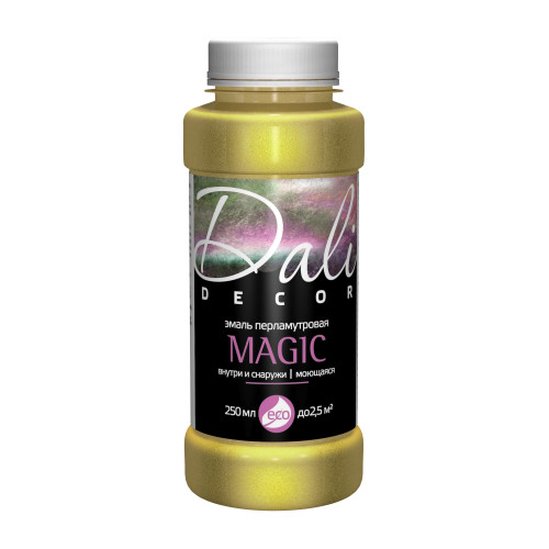 Эмаль перламутровая DALI DECOR Magic акриловая золото 0,25 л