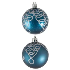 Шары новогодние ВОЛШЕБНАЯ СТРАНА набор 6шт. 