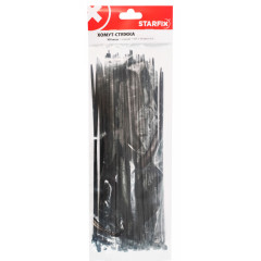 Стяжка кабельная STARFIX 4,8х250 черная (SMP-55536-100)