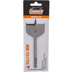 Сверло по дереву перовое GEPARD 55х152 (GP0415-55)